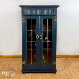Solid Wood Cocktail Cabinet | Carved Drinks Cabinet