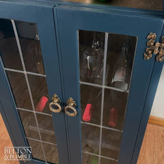 Solid Wood Cocktail Cabinet | Carved Drinks Cabinet