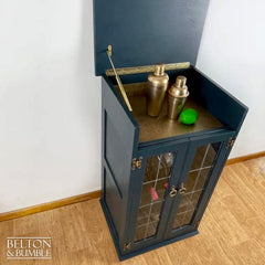 Solid Wood Cocktail Cabinet | Carved Drinks Cabinet