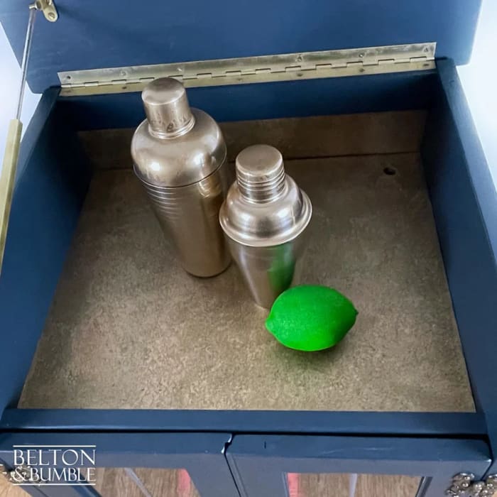 Solid Wood Cocktail Cabinet | Carved Drinks Cabinet