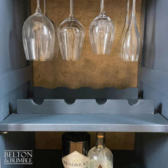 Solid Wood Cocktail Cabinet | Carved Drinks Cabinet