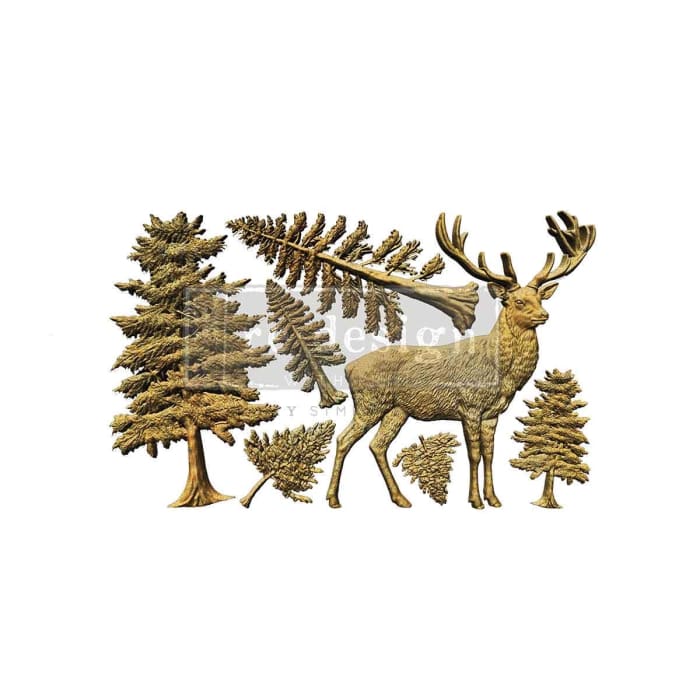 STAG of the HIGHLANDS Silicone Mould, Redesign with Prima 5x8"