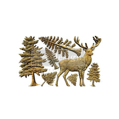 STAG of the HIGHLANDS Silicone Mould, Redesign with Prima 5x8"