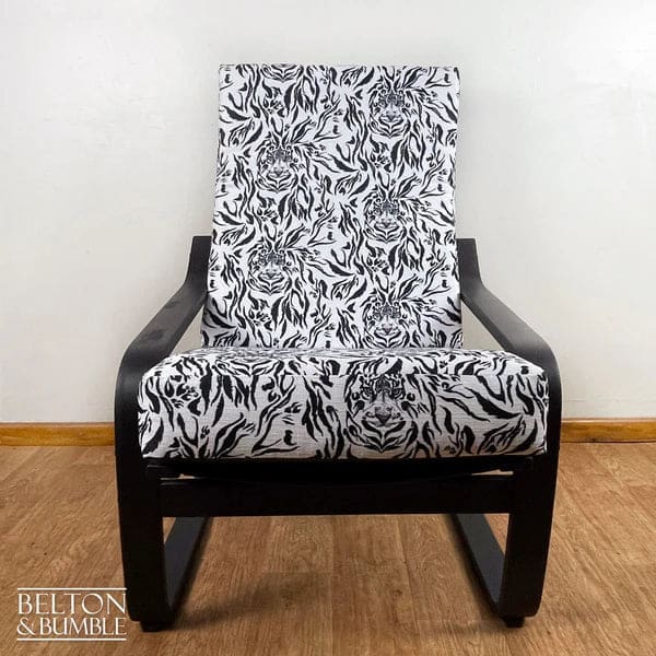 accent-by-belton-bumble-front
Statement accent chair, vintage rocking chair in tiger print upholstery by Belton & Bumble, UK