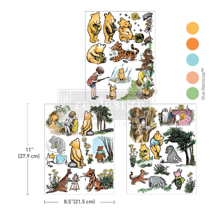 Storybook Bear Middy Transfer | Honeyfern Hollow | Redesign With Prima Rub On