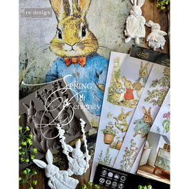 Storybook Rabbit Middy Transfer | The Cottontail Diaries | Redesign With Prima Rub On