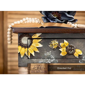 Sunflower Silicone Mould | FOREST TREASURES by Redesign With Prima | 5x8” | For Resin, Clay, Chocolate Crafts