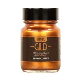 Super Gild Burnt Copper by Guild Lane – Water-Based Metallic Paint 30ml | Intense Copper Effect, High-Lustre, Fade-Resistant, Multi-Surface