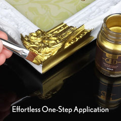 Super Gild Gold by Guild Lane – Water-Based Metallic Paint 30ml | Intense 24ct Gold Effect, High-Lustre, Fade-Resistant, Multi-Surface