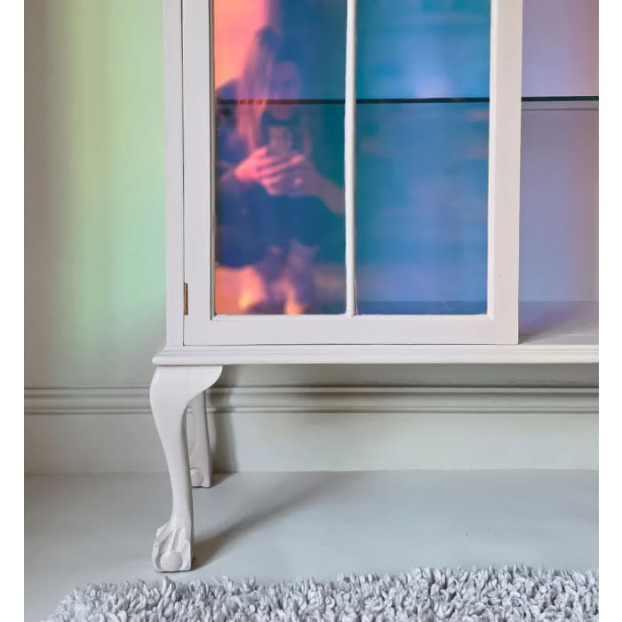 The Chloe Stained Glass Drinks Cabinet | Luminous Art Deco