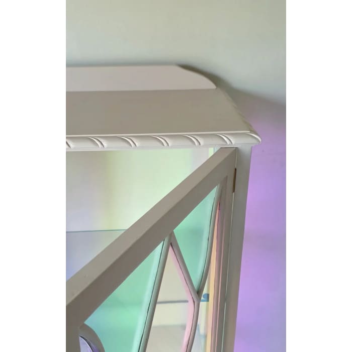 The Chloe Stained Glass Drinks Cabinet | Luminous Art Deco