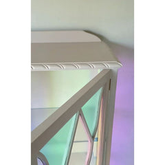 The Chloe Stained Glass Drinks Cabinet | Luminous Art Deco