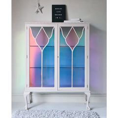 The Chloe Stained Glass Drinks Cabinet | Luminous Art Deco