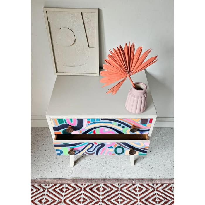 The Doodle Mid Century Chest of Drawers | Colourful Fun