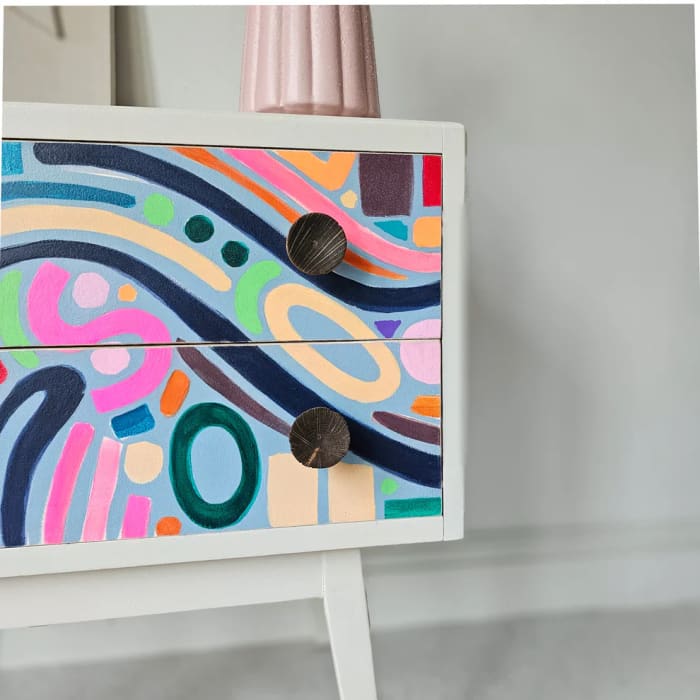 The Doodle Mid Century Chest of Drawers | Colourful Fun