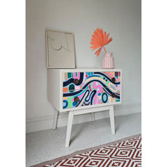 The Doodle Mid Century Chest of Drawers | Colourful Fun