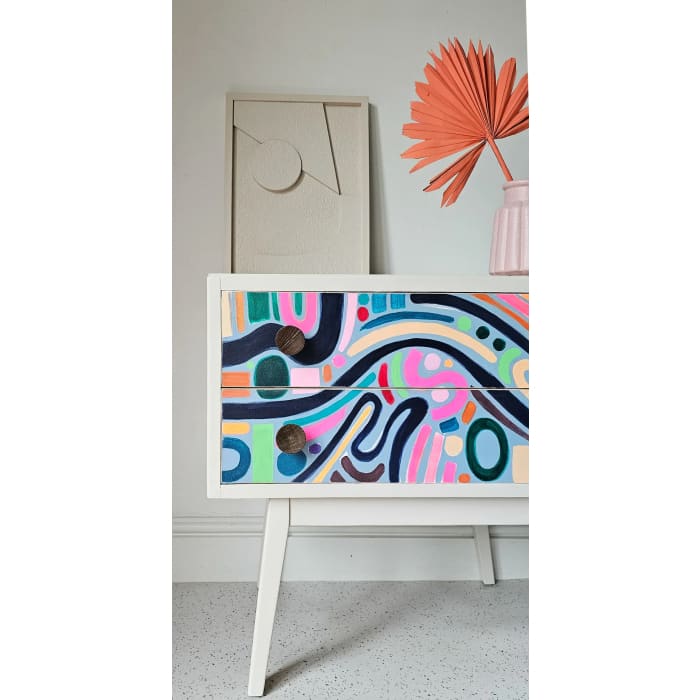 The Doodle Mid Century Chest of Drawers | Colourful Fun