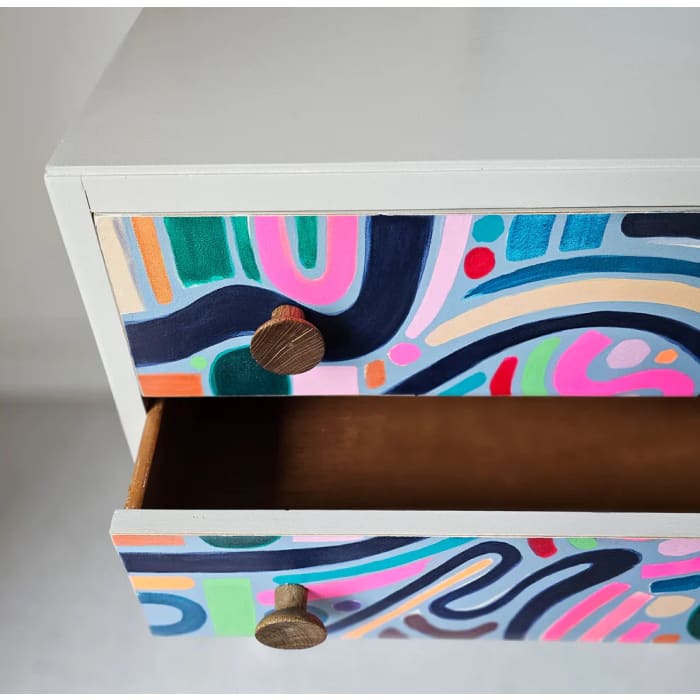 The Doodle Mid Century Chest of Drawers | Colourful Fun