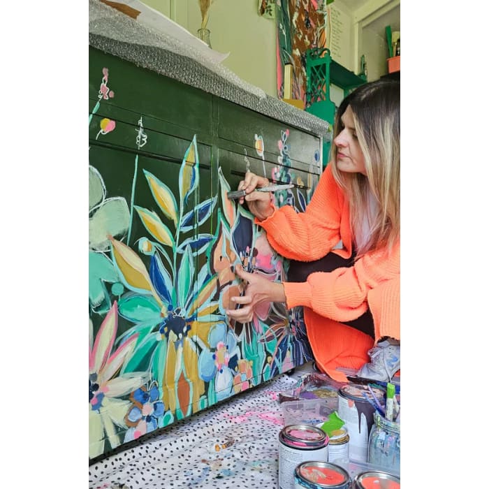 The Flora Chest of Drawers | Hand-painted Floral Folk