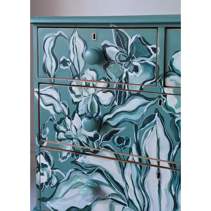 The Flora Chest of Drawers | Hand-painted Floral Folk