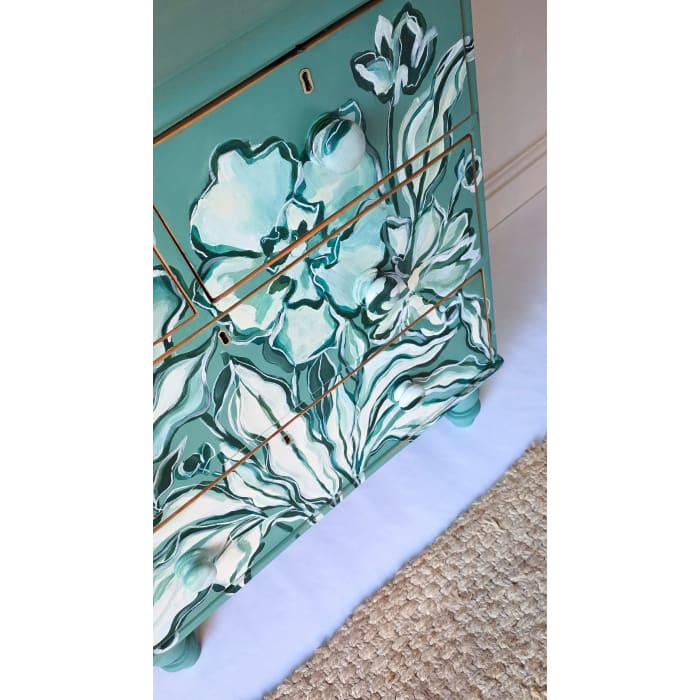 The Flora Chest of Drawers | Hand-painted Floral Folk