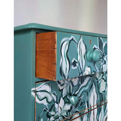 The Flora Chest of Drawers | Hand-painted Floral Folk