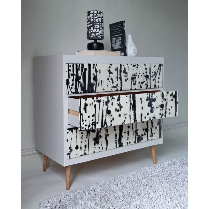 The Ink Blot Resin Chest of Drawers | Mid-Century Style