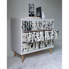 The Ink Blot Resin Chest of Drawers | Mid-Century Style