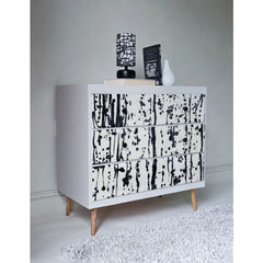 The Ink Blot Resin Chest of Drawers | Mid-Century Style