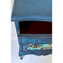 The Irene Hand-Painted Floral Glass Drinks Cabinet by Chloe