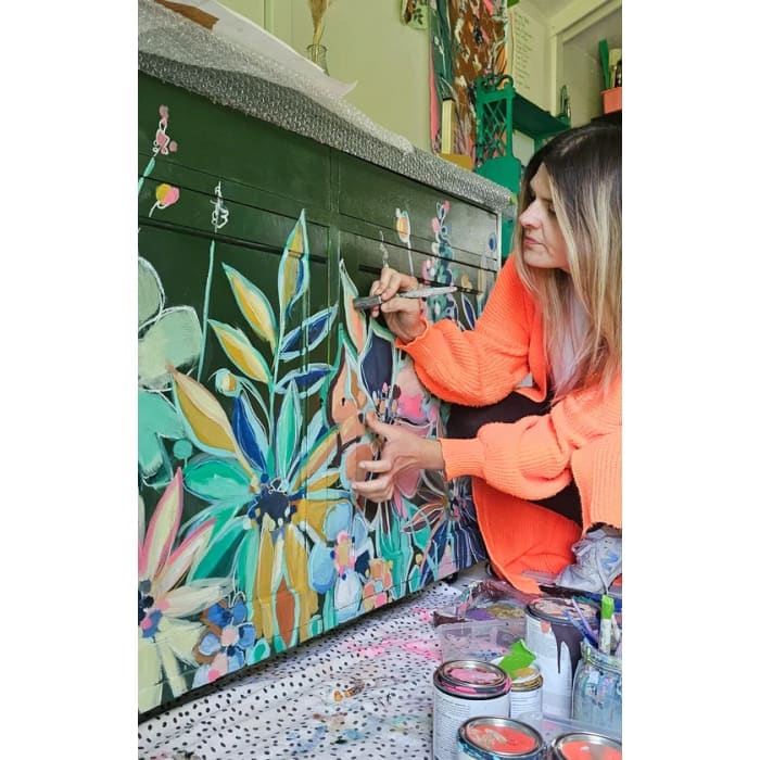 The Flora Chest of Drawers | Hand-painted Floral Folk