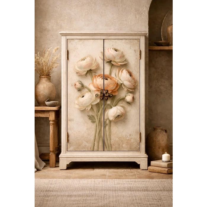 Three Yellow Goats 'Blush' Decoupage Paper - A1