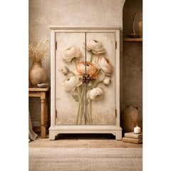 Three Yellow Goats 'Blush' Decoupage Paper - A1