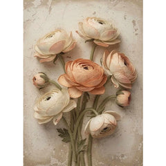 Three Yellow Goats 'Blush' Decoupage Paper - A1