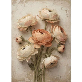 Three Yellow Goats 'Blush' Decoupage Paper - A1