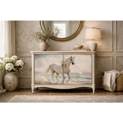 Three Yellow Goats 'Run Free' Decoupage Paper - A1
