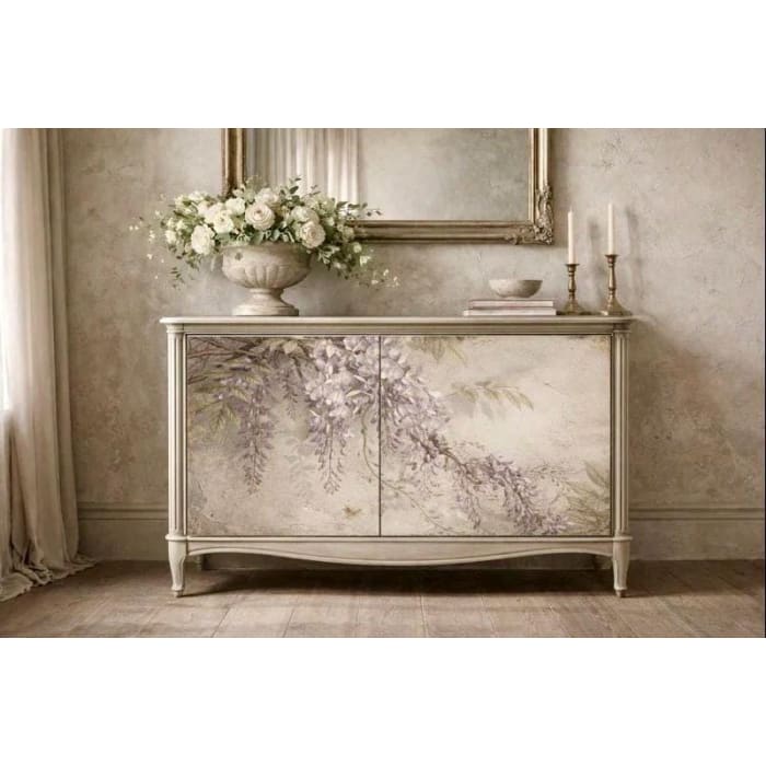 Three Yellow Goats 'Wisteria' Decoupage Paper - A1