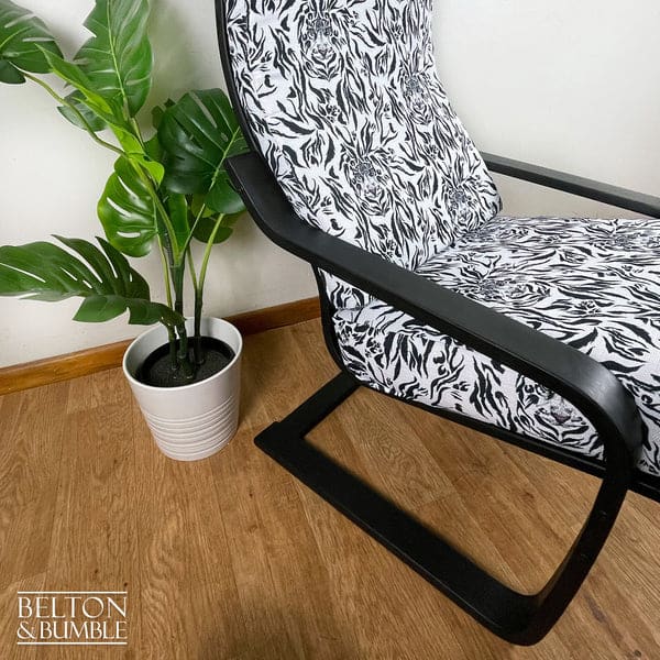 Tiger Print Rocking Chair | Stylish Monochrome by Belton &