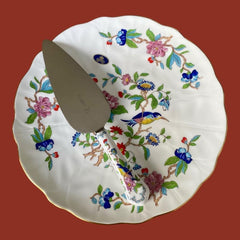 Vintage Aynsley Pembroke Cake Plate & Slice Set