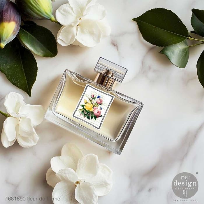 Vintage Botanical Labels Luxe Transfer | Fleur De Frame | Redesign with Prima Decal