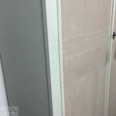 Vintage Double Door Wardrobe in Farrow & Ball Eddy