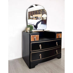 Vintage Dressing Table with Mirror | Luxury Art Deco