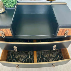Vintage Dressing Table with Mirror | Luxury Art Deco