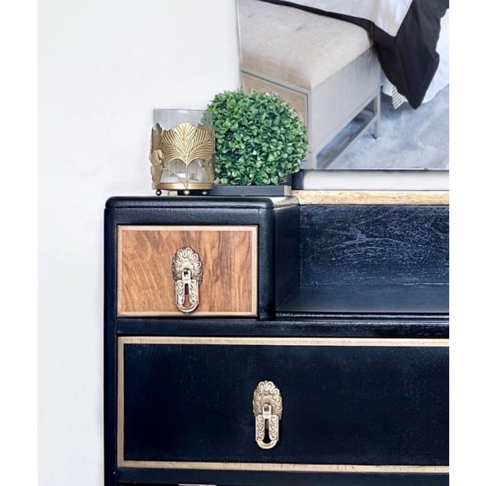 Vintage Dressing Table with Mirror | Luxury Art Deco