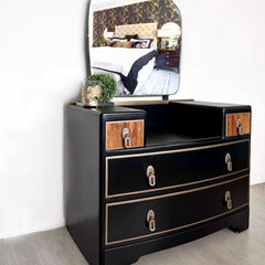 Vintage Dressing Table with Mirror | Luxury Art Deco