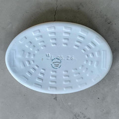 Vintage French Pillivuyt Wildflower Oval Porcelain Baking Dish