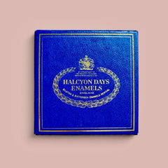 Vintage Halcyon Days Bilston and Battersea Enamels Cat & Kitten Miniature Enamel Trinket Box