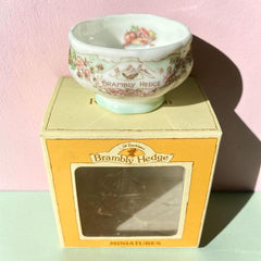 Vintage Royal Doulton Brambly Hedge Miniatures Bone China Sugar Bowl in Original Box