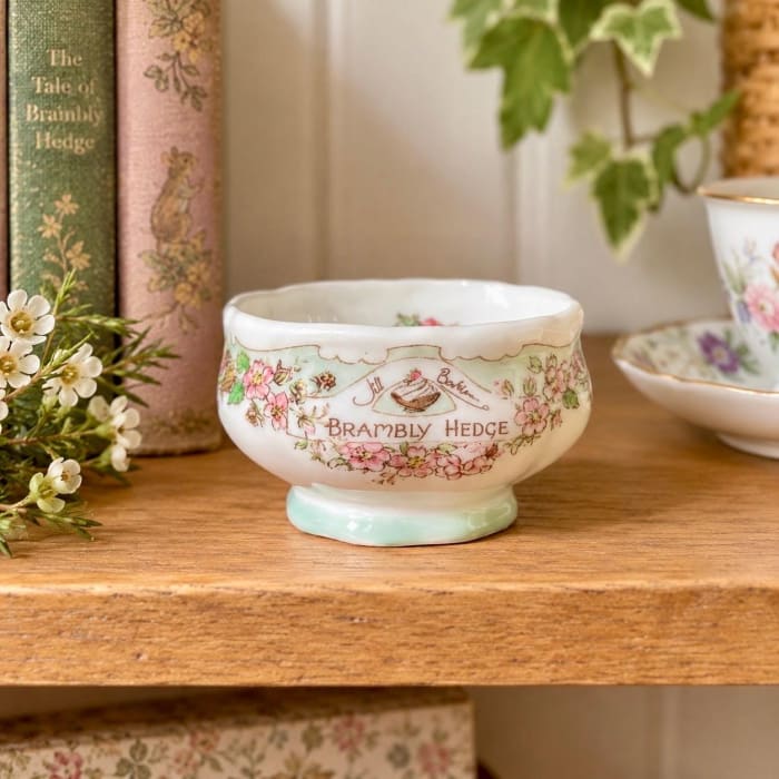Vintage Royal Doulton Brambly Hedge Miniatures Bone China Sugar Bowl in Original Box