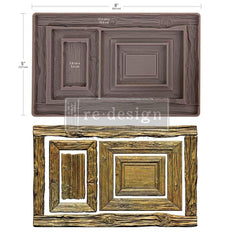 VINTAGE TIMBER CHRISTMAS Silicone Mould, Redesign with Prima 5x8"